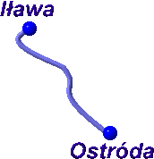 Szlak wodny: Ostróda - Ilawa (jez. Jeziorak)